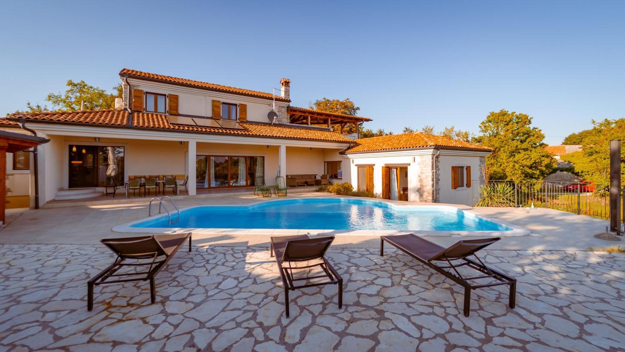 Villa Arton Heated Swimming-Pool Zminj Экстерьер фото