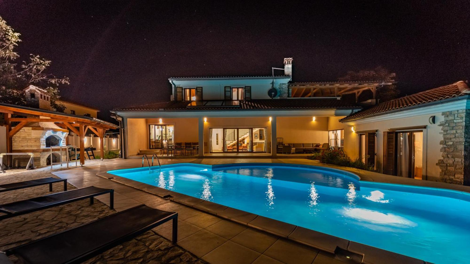 Villa Arton Heated Swimming-Pool Zminj Экстерьер фото